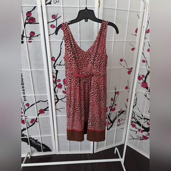 Dress Brown & Pink Small BCBGMaxAzria - Picture 3 of 8